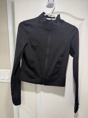 Black Zip-Up Women's Jacket